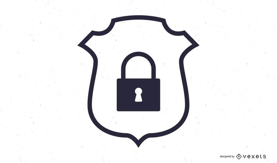 Icono de insignia de seguridad Icono de insignia de seguridad