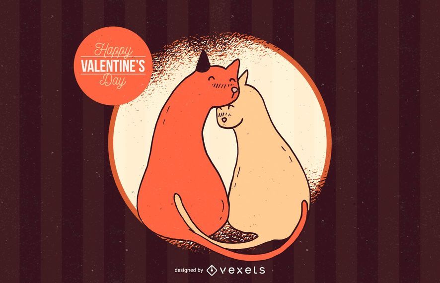 Cal Valentines Day Illustration Cal Valentines Day Illustration