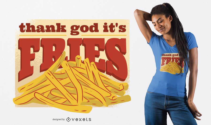 T.G.I.F. Fries T-Shirt Design T.G.I.F. Fries T-Shirt Design