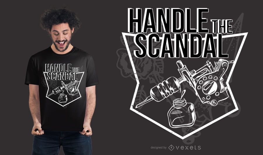Tattoo Scandal T-Shirt Design Tattoo Scandal T-Shirt Design