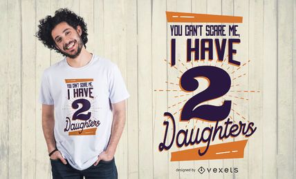 Projeto do t-shirt das filhas Projeto do t-shirt das filhas