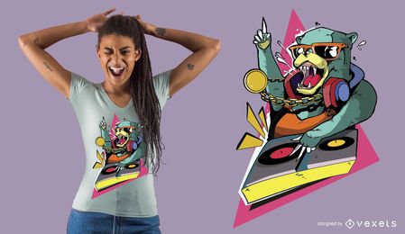 Diseño de camiseta para DJ Bear Diseño de camiseta para DJ Bear