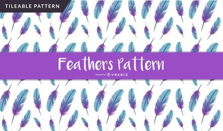 Gradient feathers seamless pattern Gradient feathers seamless pattern