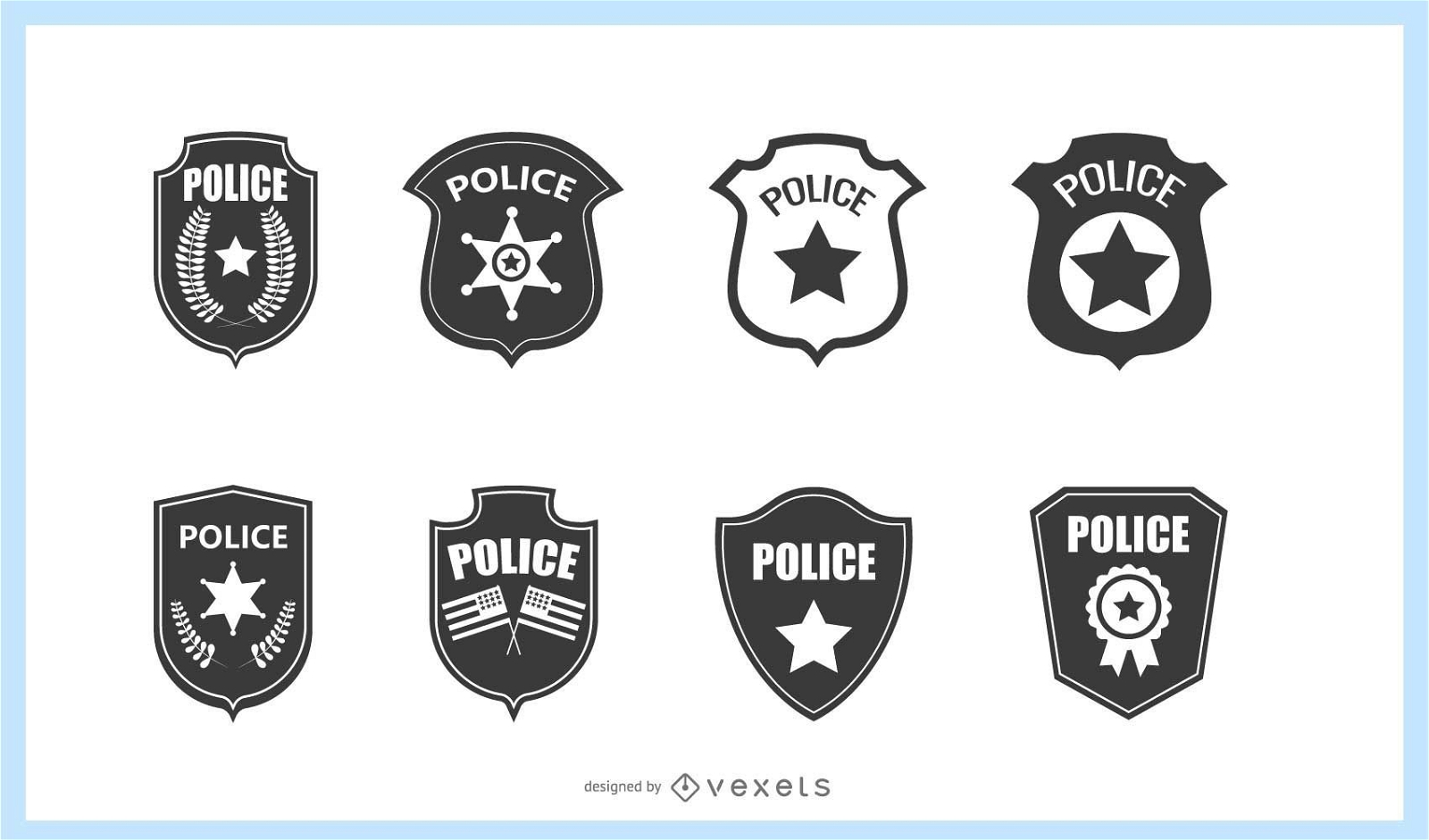 Police Badge Set