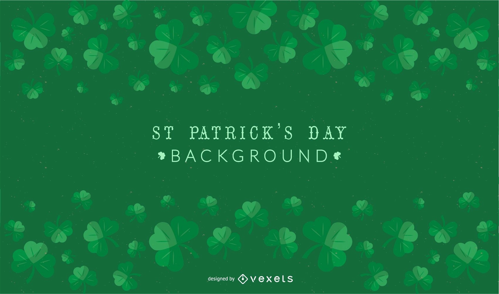 St. Patrick&#39;s Day Shamrock Hintergrund