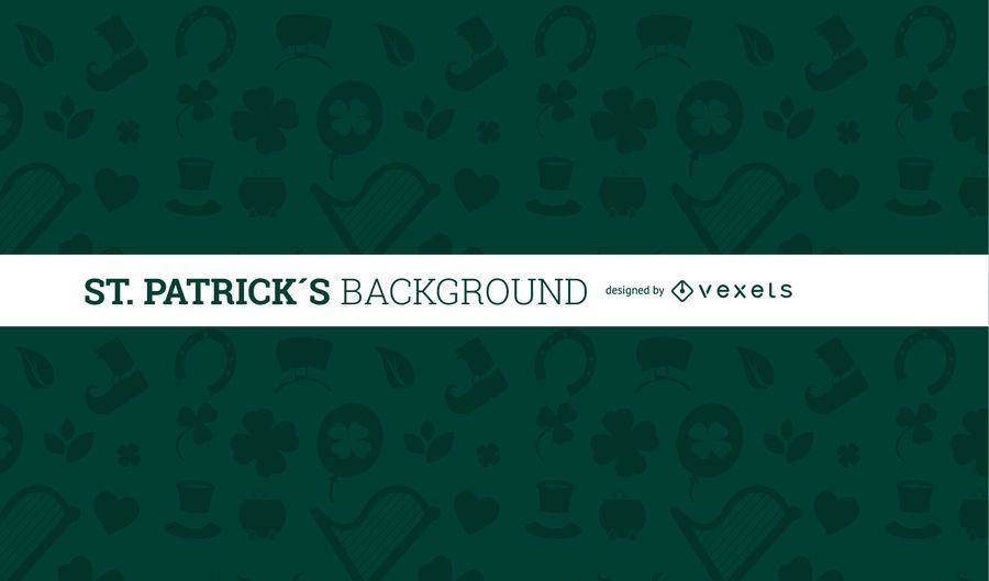 Saint Patrick's Day Silhouette Background Saint Patrick's Day Silhouette Background