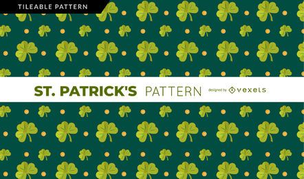 St. Patrick&#39;s Shamrock-Muster