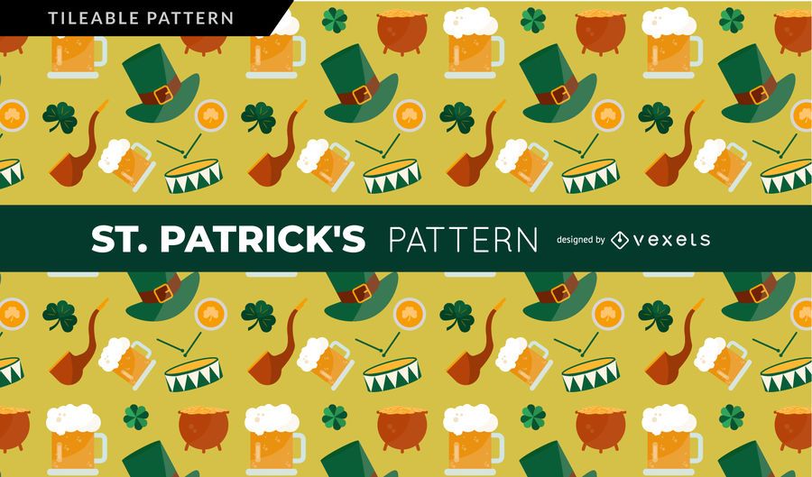 Saint Patrick's Elements Pattern Saint Patrick's Elements Pattern