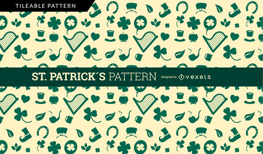 Saint Patrick's Pattern Design Saint Patrick's Pattern Design