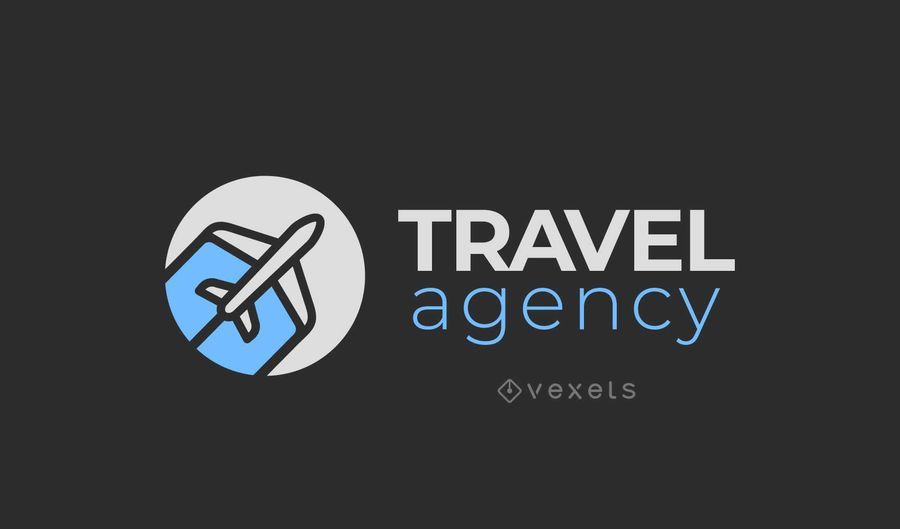 Design de logotipo de agência de viagens Design de logotipo de agência de viagens