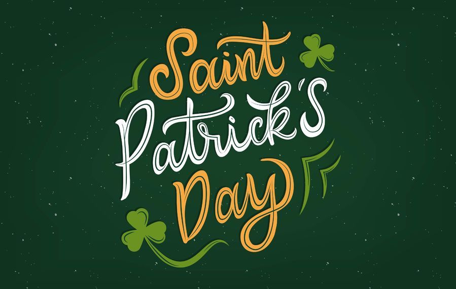 Diseño de letras del día de San Patricio Diseño de letras del día de San Patricio