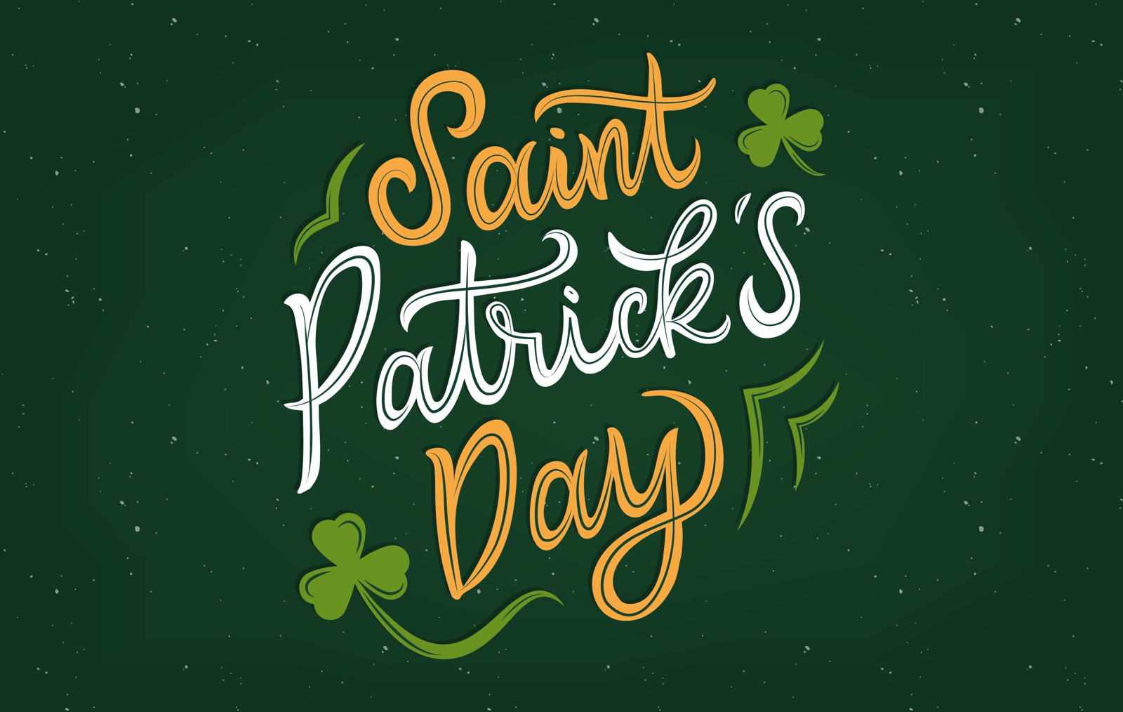 Diseño de letras del día de San Patricio