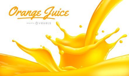Diseño de jugo de naranja Diseño de jugo de naranja