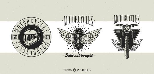 Motos Clásicas Insignias De Diseño. Motos Clásicas Insignias De Diseño.