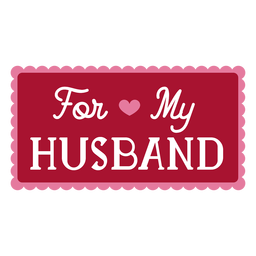 Para el diseño de la dedicación de mi esposo Diseño PNG