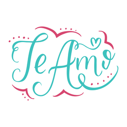 Te amo Schriftzug Design PNG-Design