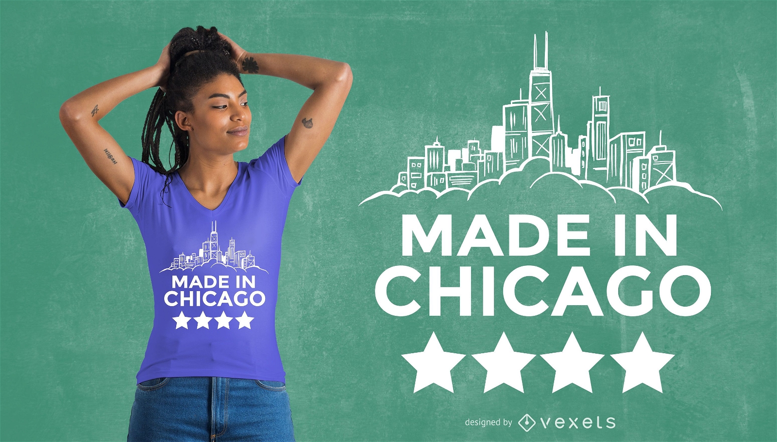 Made in Chicago T-Shirt Design