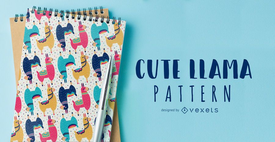 Cute Llama pattern Cute Llama pattern