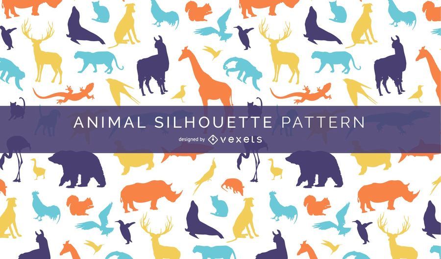 Animal Silhouette Pattern Animal Silhouette Pattern