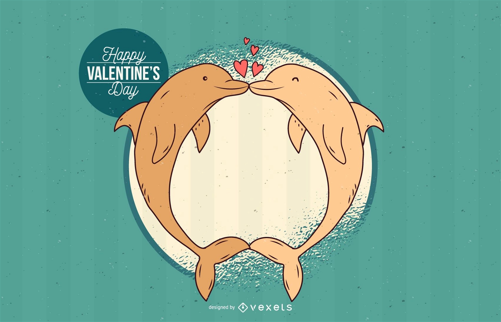 Sweet Dolphin Valentines Gr??e