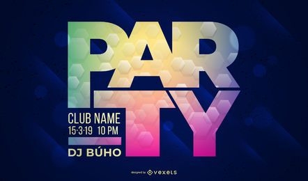 Club Party Poster Design