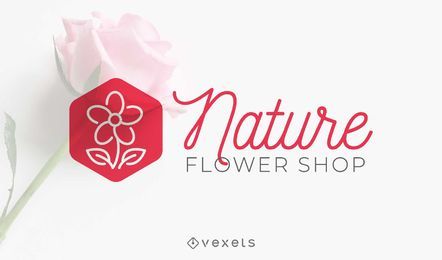 Naturblumenladen-Logoentwurf