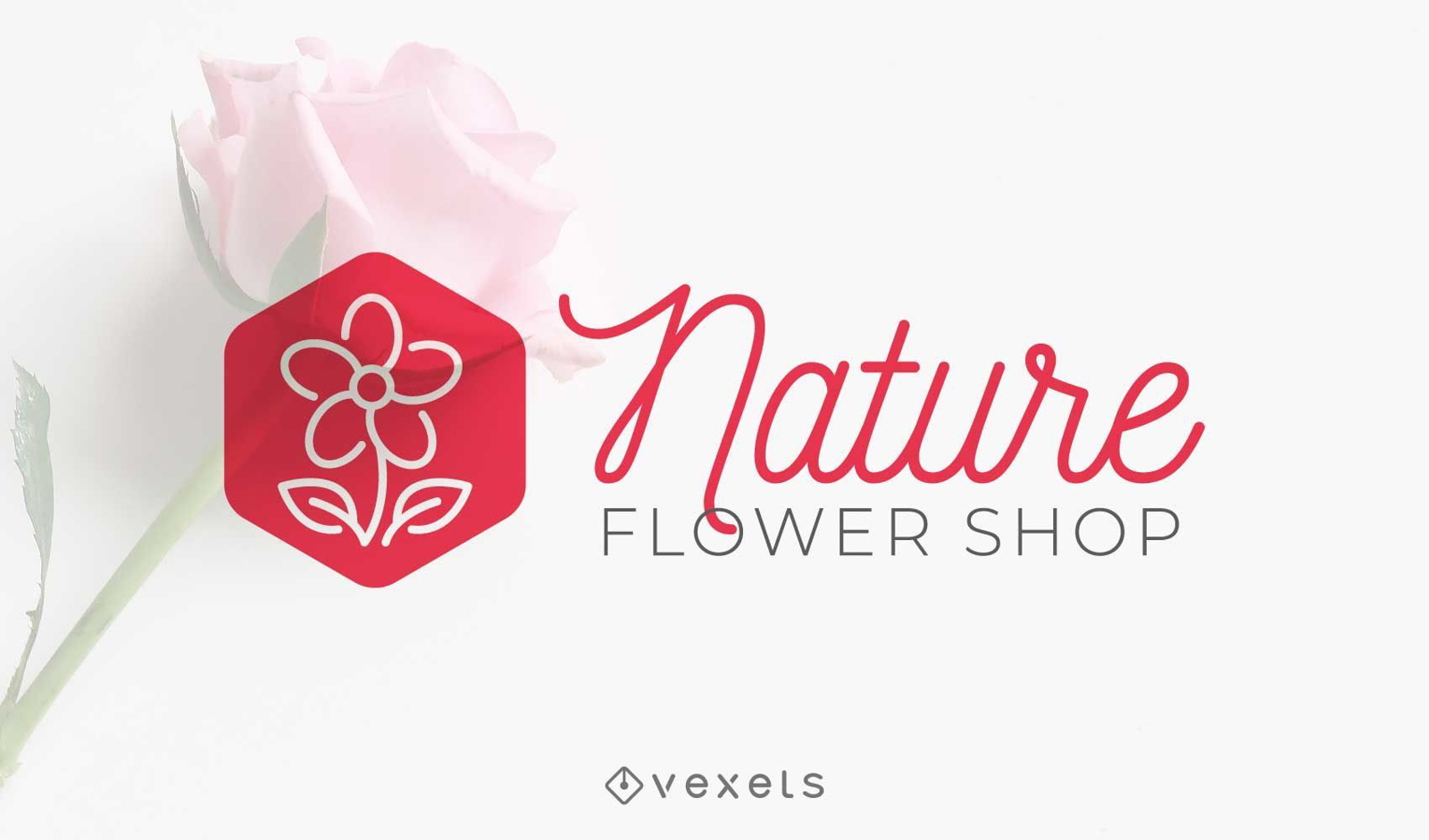 Naturblumenladen-Logoentwurf