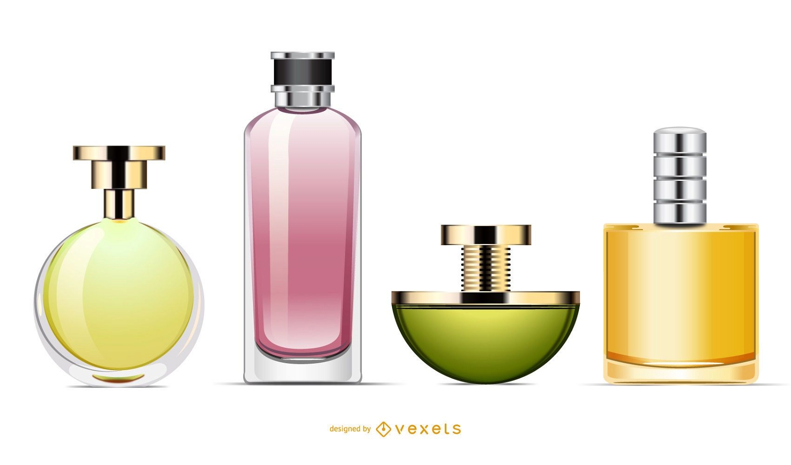 Conjunto de frasco de perfume