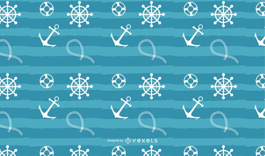 Nautical Pattern Seamless Design Nautical Pattern Seamless Design