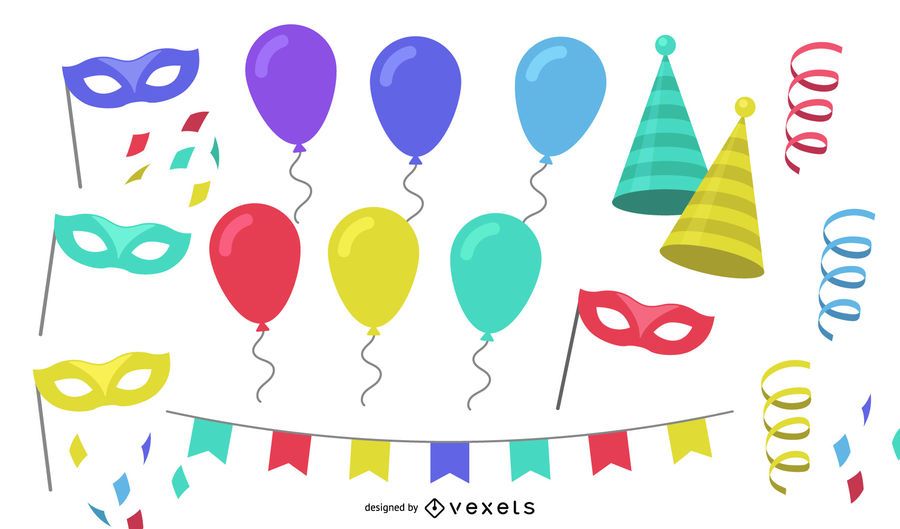 Elementos do partido Vector Set Elementos do partido Vector Set