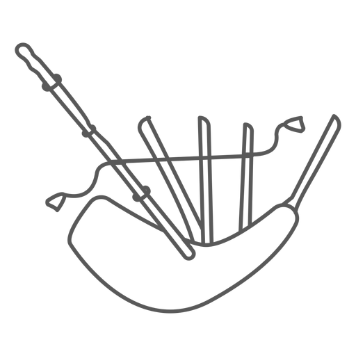 Bagpipes doodle PNG Design