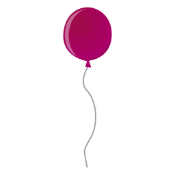 Balloon string circle birthday illustration PNG Design Transparent PNG