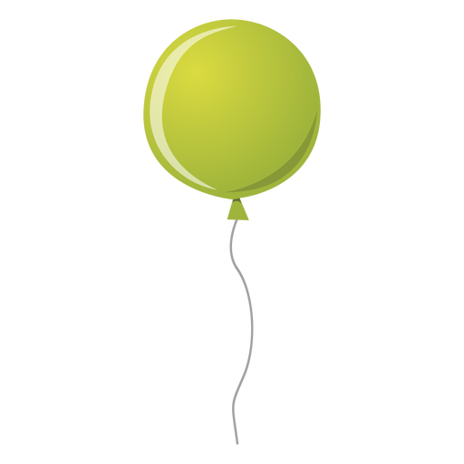Balloon string circle illustration PNG Design