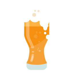 Beer mug flat Beer mug flat