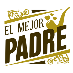 Emblema de inscrição de vinheta de cachimbo de coração melhor pai Desenho PNG