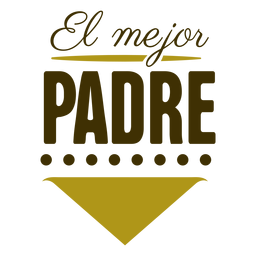 Best father inscription badge PNG Design