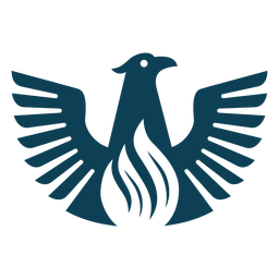 Bird eagle wing beak silhouette PNG Design