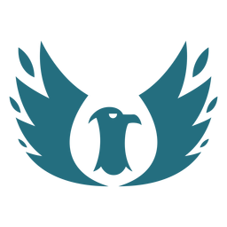 Vogeladlerflügel-Silhouette PNG-Design