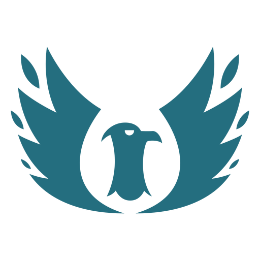 Vogeladlerflügel-Silhouette PNG-Design