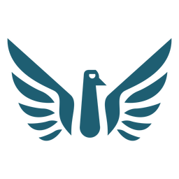 Silhueta asa de pássaro Desenho PNG