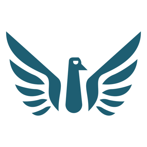 Bird wing silhouette PNG Design