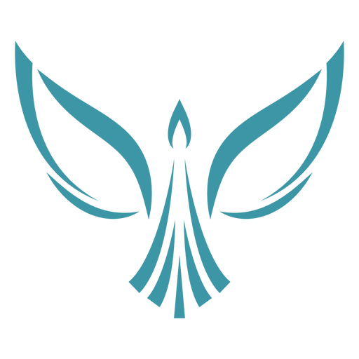 Bird wing tail logo logotype PNG Design