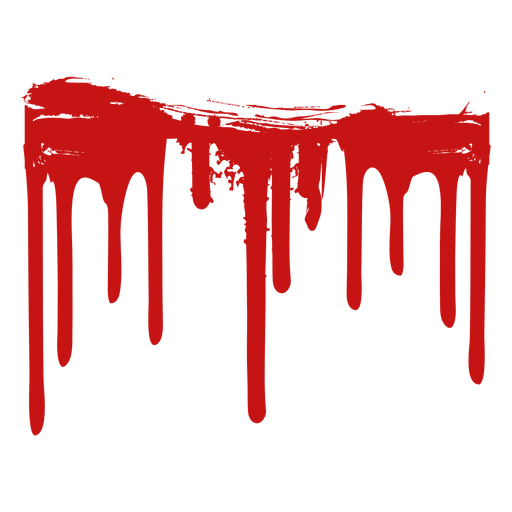 Blood paint stain silhouette - Transparent PNG & SVG vector file