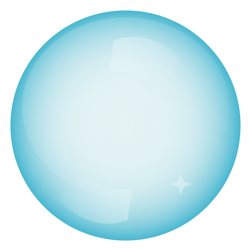 Ilustraci?n de c?rculo de esfera de burbuja Diseño PNG
