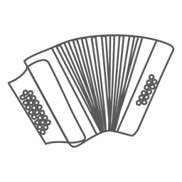 Button accordion accordion doodle PNG Design Transparent PNG