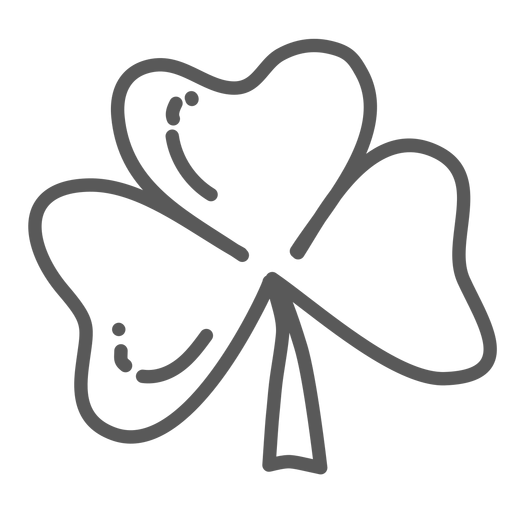 Clover leaf doodle Transparent PNG Clover leaf doodle Transparent PNG
