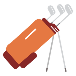 Club bag golf illustration PNG Design