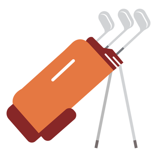 Club bag golf illustration PNG Design