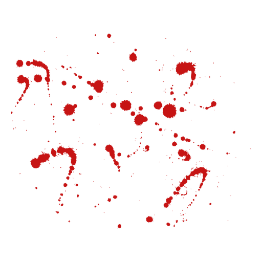 Drop blood paint splatter PNG Design