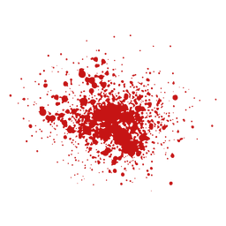 Lassen Sie Blutspritzer fallen PNG-Design